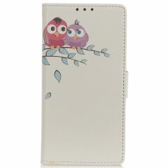 Чохол Deexe Life Style Wallet для Samsung Galaxy A21s (A217) - Two Little Owls