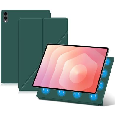 Чехол Deexe Origami Stand для Samsung Galaxy Tab S11 Ultra (X930/X936) - Green