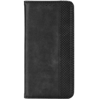 Чехол Deexe Retro Style для Samsung Galaxy A55 (A556) - Black