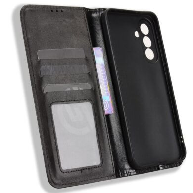Чохол Deexe Retro Style для Samsung Galaxy A57 (A576) - Black