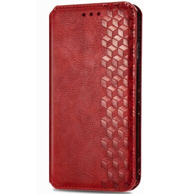 Чохол Deexe Rhombus Wallet для Samsung Galaxy A57 (A576) - Red