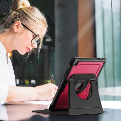 Чехол Deexe Urban Rotary для Samsung Galaxy Tab A9 Plus / Tab A11 Plus (X230/236/X210/216) - Pink