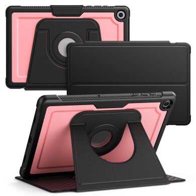 Чехол Deexe Urban Rotary для Samsung Galaxy Tab A9 Plus / Tab A11 Plus (X230/236/X210/216) - Pink
