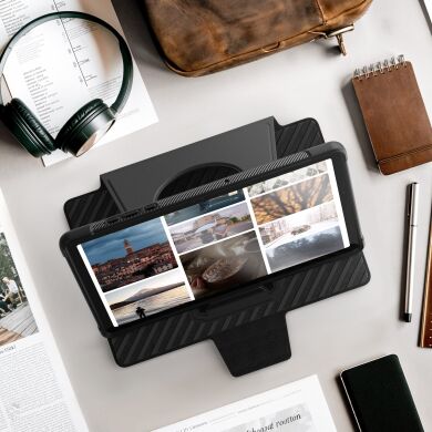 Чехол Deexe Urban Rotary для Samsung Galaxy Tab A9 Plus / Tab A11 Plus (X230/236/X210/216) - Pink