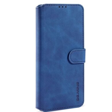 Чехол DG.MING Retro Style для Samsung Galaxy A12 (A125) / A12 Nacho (A127) / M12 (M127) - Blue