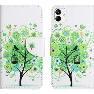 Чохол-книжка Deexe Color Wallet для Samsung Galaxy A04 (A045) - Green Tree