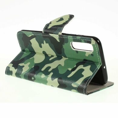 Чохол-книжка Deexe Color Wallet для Samsung Galaxy A50 (A505) - Camouflage Pattern