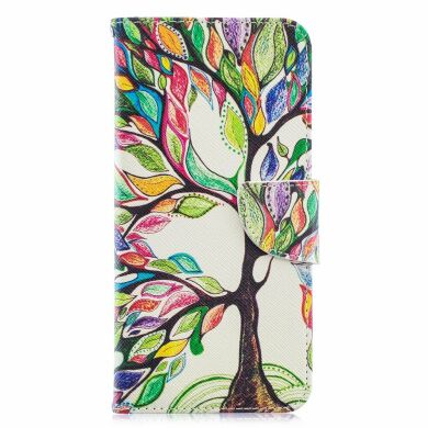 Чохол-книжка Deexe Color Wallet для Samsung Galaxy A70 (A705) - Colorized Tree