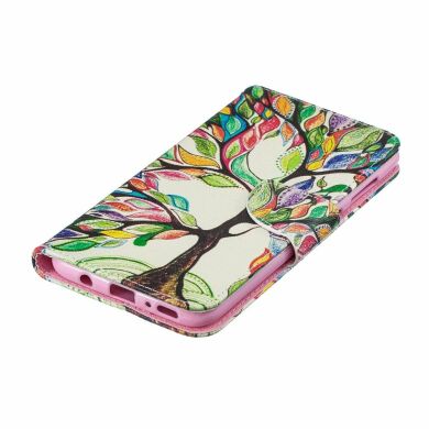 Чохол-книжка Deexe Color Wallet для Samsung Galaxy A70 (A705) - Colorized Tree