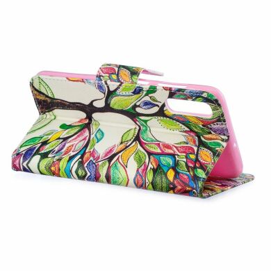 Чохол-книжка Deexe Color Wallet для Samsung Galaxy A70 (A705) - Colorized Tree