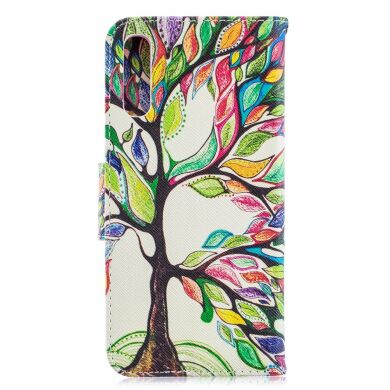 Чохол-книжка Deexe Color Wallet для Samsung Galaxy A70 (A705) - Colorized Tree