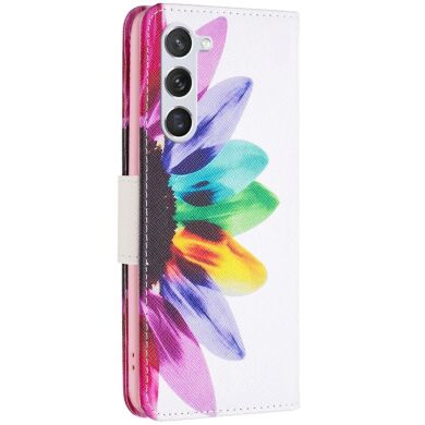 Чехол-книжка Deexe Color Wallet для Samsung Galaxy S24 (S921) / Galaxy S25 (S931) - Sunflower