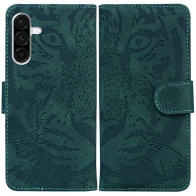 Чехол-книжка Deexe Tiger для Samsung Galaxy A36 (A366) / A56 (A566) - Green