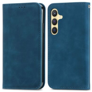 Чехол-книжка Deexe Wallet Case для Samsung Galaxy S25 (S931) - Dark Blue