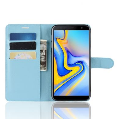 Чохол-книжка Deexe Wallet Style для Samsung Galaxy J6+ (J610) - Light Blue