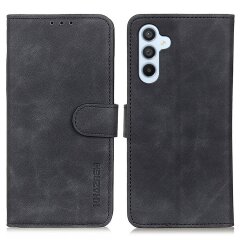 Чехол-книжка KHAZNEH Retro Wallet для Samsung Galaxy S26 FE - Black