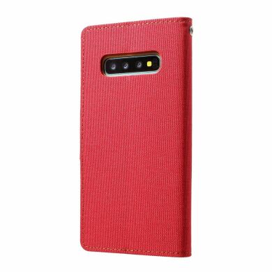 Чехол-книжка MERCURY Canvas Diary для Samsung Galaxy S10 (G973) - Red