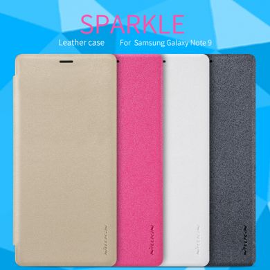 Чехол-книжка NILLKIN Sparkle Series для Samsung Galaxy Note 9 (N960) - Grey