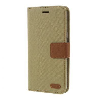 Чехол-книжка ROAR KOREA Cloth Texture для Samsung Galaxy A6 2018 (A600) - Khaki