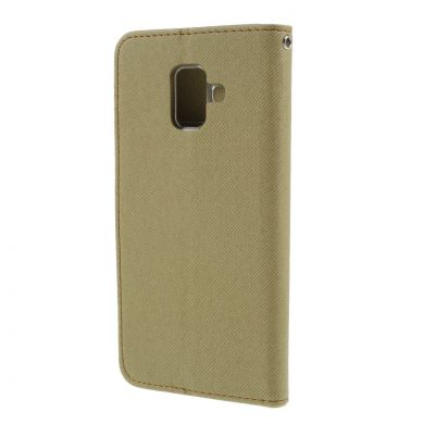 Чехол-книжка ROAR KOREA Cloth Texture для Samsung Galaxy A6 2018 (A600) - Khaki