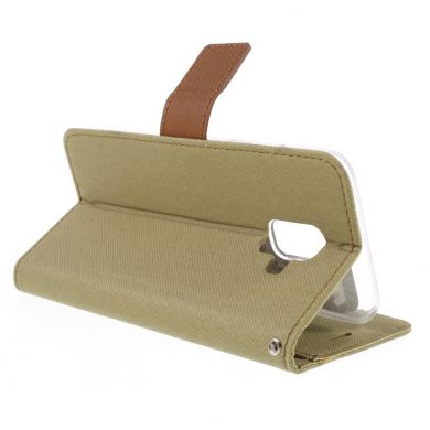 Чехол-книжка ROAR KOREA Cloth Texture для Samsung Galaxy A6 2018 (A600) - Khaki