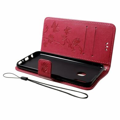 Чохол-книжка UniCase Flower Pattern для Samsung Galaxy M20 (M205) - Rose