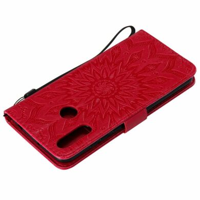 Чохол-книжка UniCase SunFlower Pattern для Samsung Galaxy A20s (A207), Red