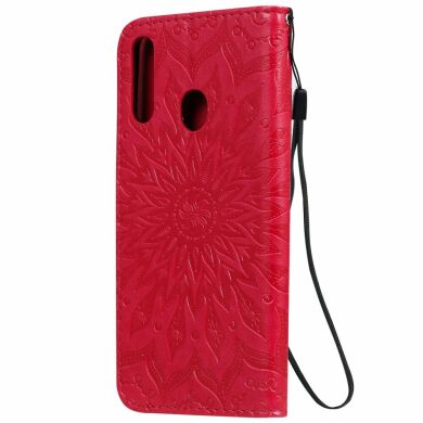 Чохол-книжка UniCase SunFlower Pattern для Samsung Galaxy A20s (A207), Red