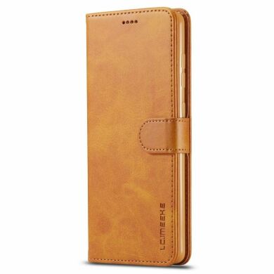 Чохол LC.IMEEKE Wallet Case для Samsung Galaxy A71 (A715) - Brown