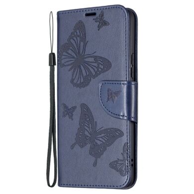 Чохол UniCase Butterfly Pattern для Samsung Galaxy A53 - Dark Blue
