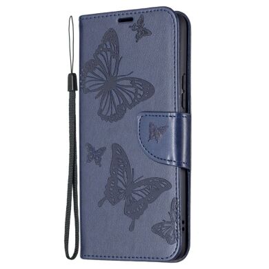 Чехол UniCase Butterfly Pattern для Samsung Galaxy A53 - Dark Blue