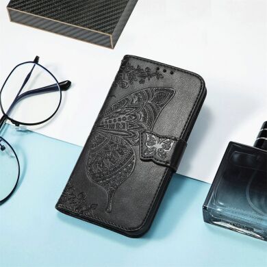 Чехол UniCase Butterfly Pattern для Samsung Galaxy S24 FE (S721) - Black