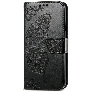 Чехол UniCase Butterfly Pattern для Samsung Galaxy S24 FE (S721) - Black