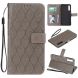 Чехол UniCase Leaf Wallet для Samsung Galaxy A7 2018 (A750) - Grey. Фото 1 из 8