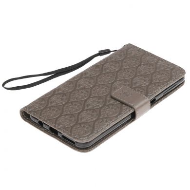 Чехол UniCase Leaf Wallet для Samsung Galaxy A7 2018 (A750) - Grey