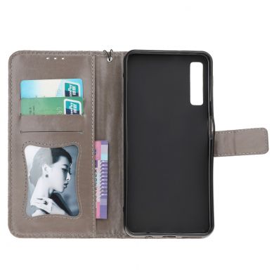 Чехол UniCase Leaf Wallet для Samsung Galaxy A7 2018 (A750) - Grey
