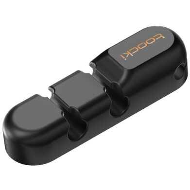 Тримач для кабелів TOOCKI Silicone Cord Organizer - Black