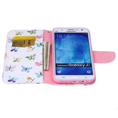 Чехол-книжка UniCase Life Style для Samsung Galaxy J7 (J700) / J7 Neo (J701) - Butterfly Pattern