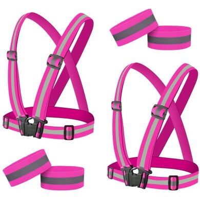 Комплект светоотражающих браслетов Deexe Reflective Bands - Orange