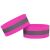 Комплект светоотражающих браслетов Deexe Reflective Bands - Pink