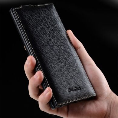 Кожаный чехол MELKCO Jacka Type для Samsung Galaxy Note 20 (N980) - Black