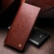 Кожаный чехол QIALINO Wallet Case для Samsung Galaxy S25 Ultra (S938) - Brown. Фото 7 из 7