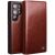 Кожаный чехол QIALINO Wallet Case для Samsung Galaxy S25 Ultra (S938) - Brown