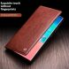 Кожаный чехол QIALINO Wallet Case для Samsung Galaxy S25 Ultra (S938) - Brown. Фото 4 из 7