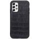 Кожаный чехол UniCase Croco Skin для Samsung Galaxy A53 (A536) - Black. Фото 1 из 3