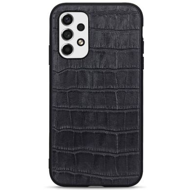 Кожаный чехол UniCase Croco Skin для Samsung Galaxy A53 (A536) - Black