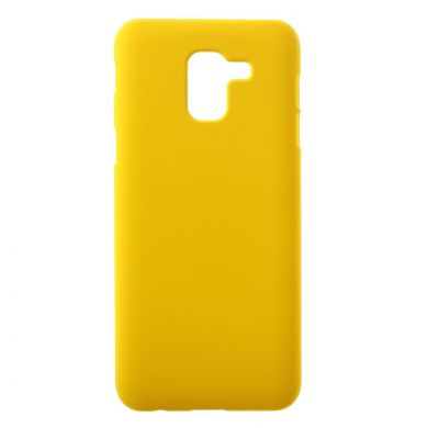 Пластиковый чехол Deexe Hard Shell для Samsung Galaxy J6 2018 (J600) - Yellow