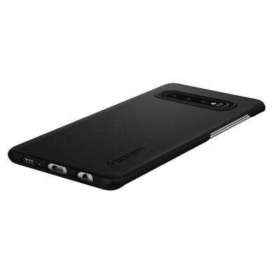 Пластиковий чохол Spigen (SGP) Thin Fit для Samsung Galaxy S10 Plus (G975) - Black