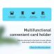 Портативний чохол для карт Baseus Back Stick Silicone Card Bag - Light Grey