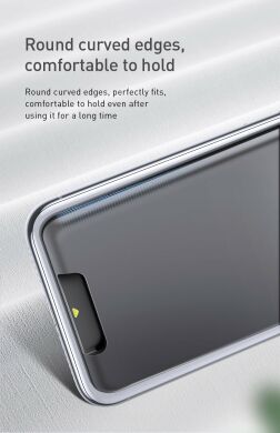 Портативний чохол для карт Baseus Back Stick Silicone Card Bag - Light Grey